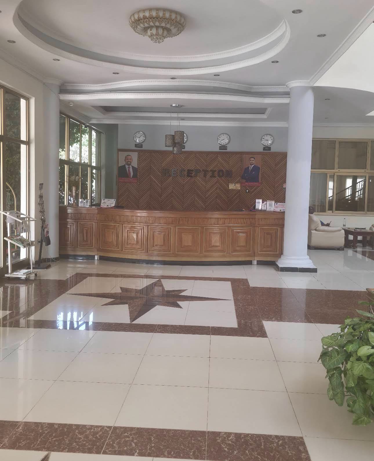 Hotel Reception Front Counter Desk Lobby
